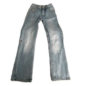 Wrangler 20X 26 x 29 Slim Blue Jeans *Defect See Pics Stone Washed Dis